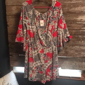 Romper with ruffled sleeve(Short)